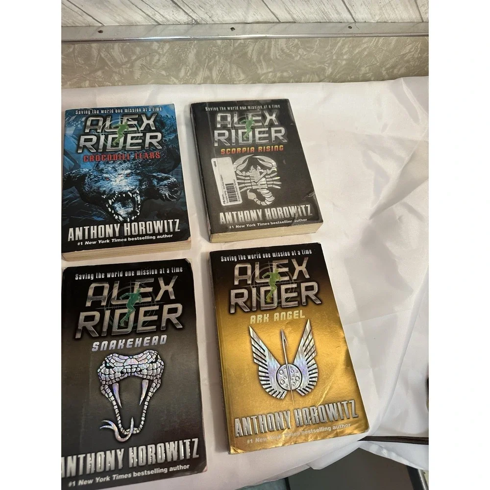 Alex Rider Books By Anthony Horowitz See Attached Picture For Titles LOT OF 8